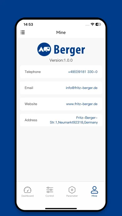 Capturas de tela do Berger LFP