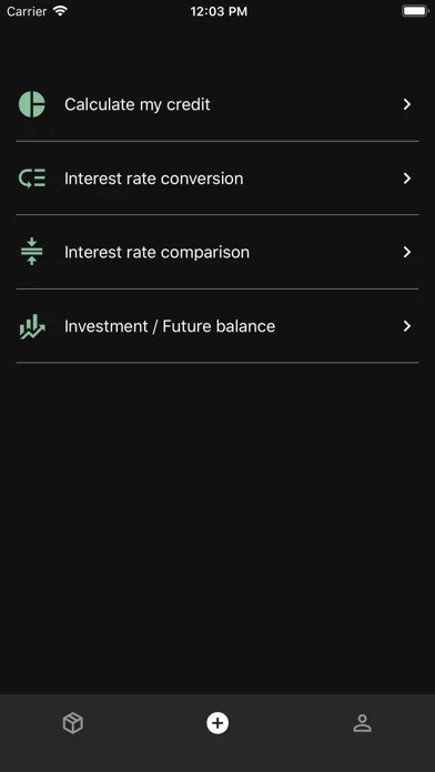 Credit Calculator App Screenshots