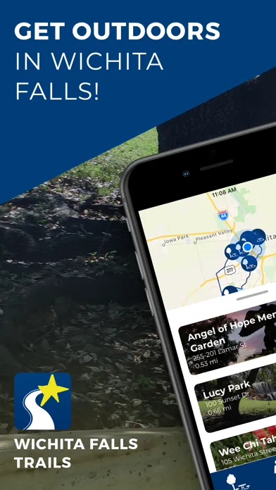 Capturas de tela do Wichita Falls Trails