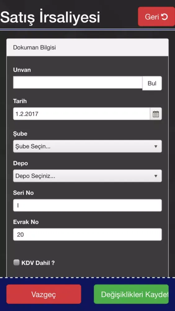 JBI Mobil Satış Screenshots