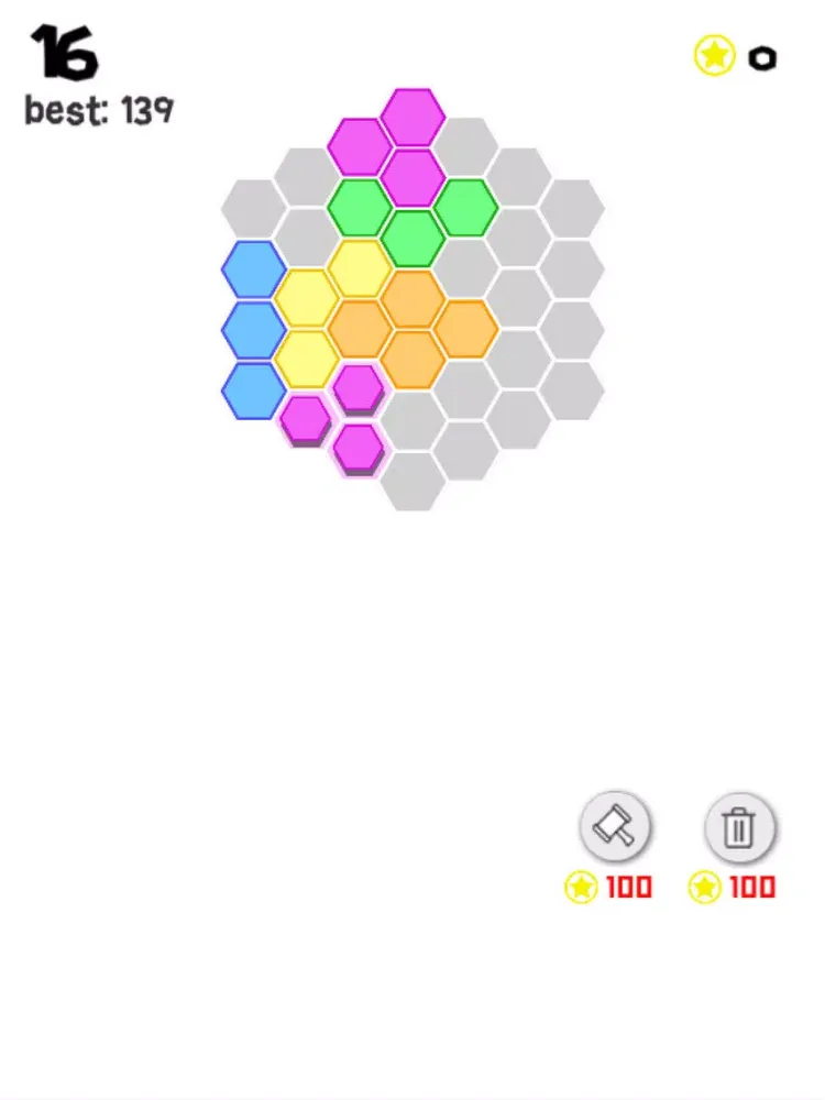 The Hexagon Fill iPad  Screenshots