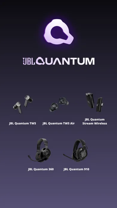 Tangkapan skrin JBL Quantum