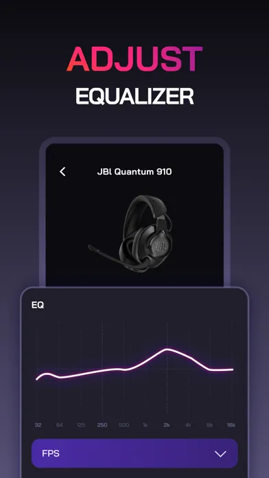 Tangkapan skrin JBL Quantum