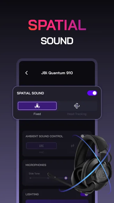 Tangkapan skrin JBL Quantum