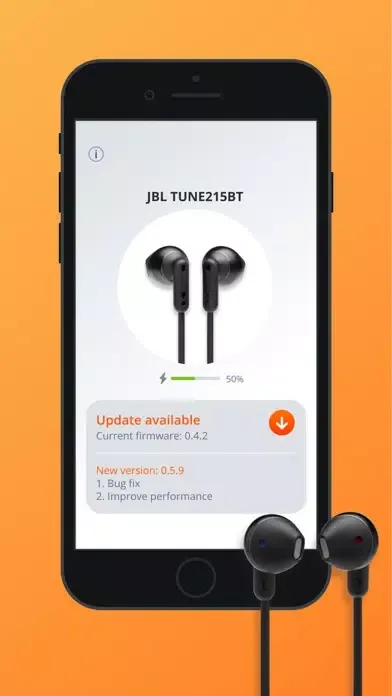 Tangkapan skrin JBL Firmware Update