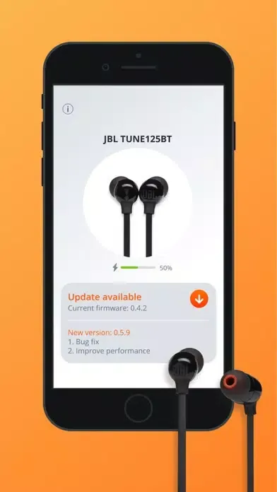 Tangkapan skrin JBL Firmware Update
