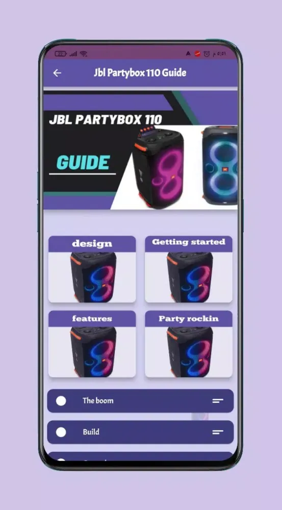 Jbl Partybox 110 Guide Screenshots