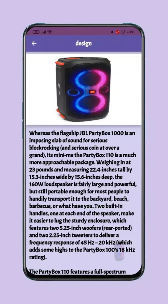 Jbl Partybox 110 Guide Screenshots