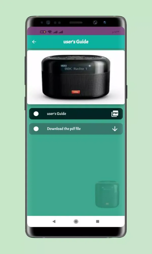 Capturas de tela do Jbl Tuner Xl portable guide