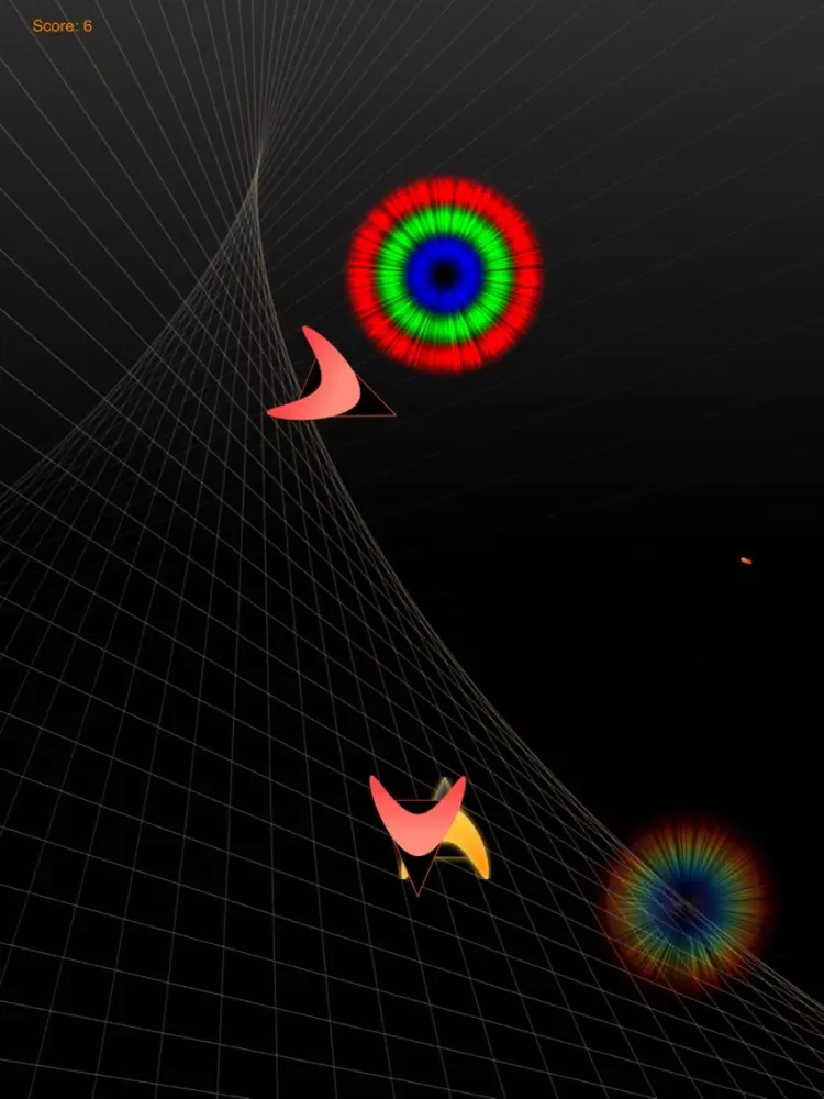 Tangkapan layar Gravity Blaster iPad 