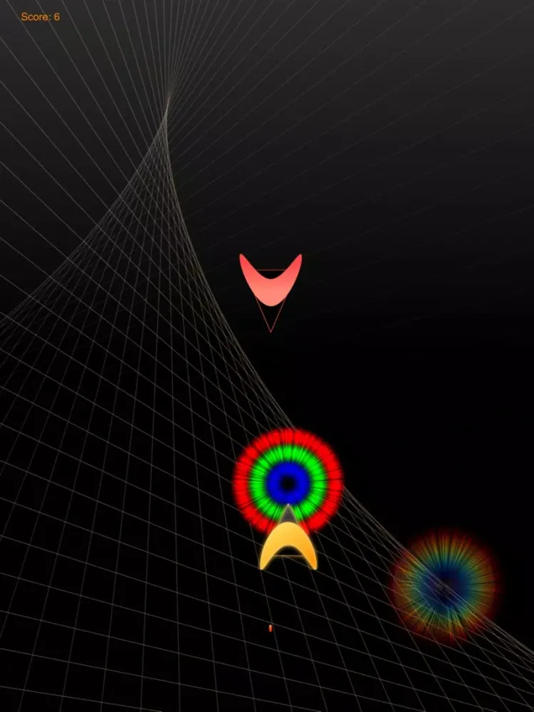 Tangkapan layar Gravity Blaster iPad 