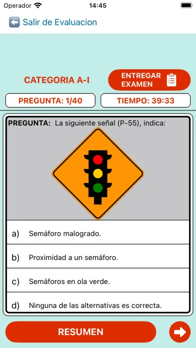 Captures d'écran de Simulacro Examen Peru 2024