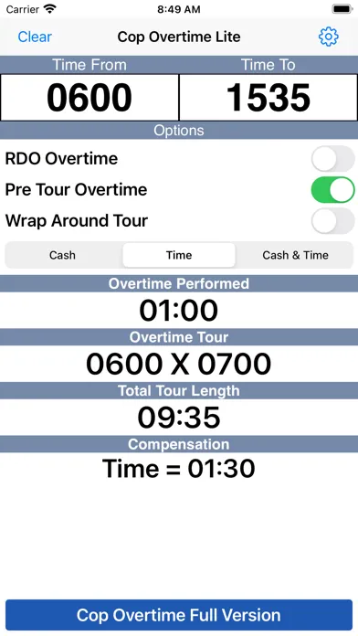 Capturas de pantalla de Cop Overtime Lite