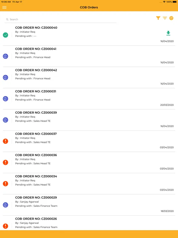 JCAM iPad  Screenshots