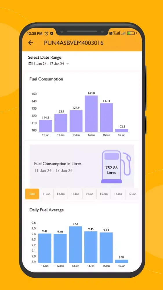 JCB Livelink Mobile App India Screenshots