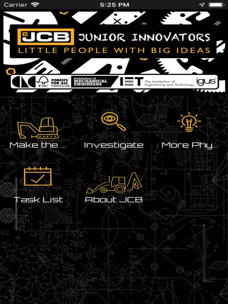 JCB Junior Innovator iPad 應用截圖