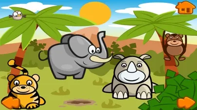 Captures d'écran de Toddler animal pointing book