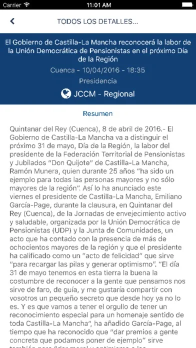 Resúmenes de Prensa JCCM应用截图