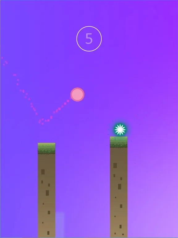 Tangkapan skrin The Bouncing Ball iPad 