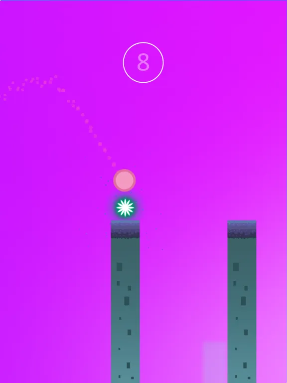 Tangkapan skrin The Bouncing Ball iPad 