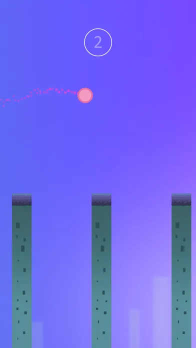 Tangkapan skrin The Bouncing Ball