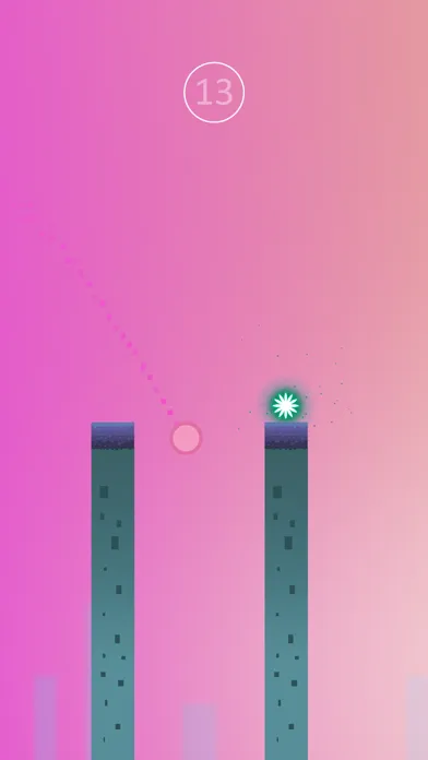 Tangkapan skrin The Bouncing Ball