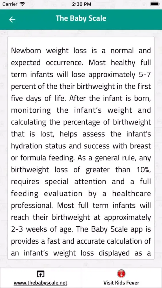 The Baby Scale Screenshots