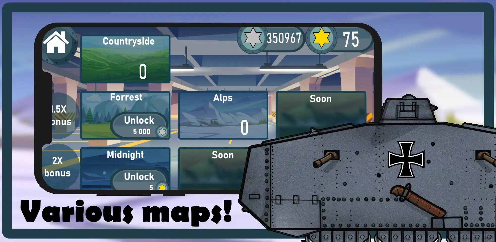 Crazy Tank Race スクリーンショット