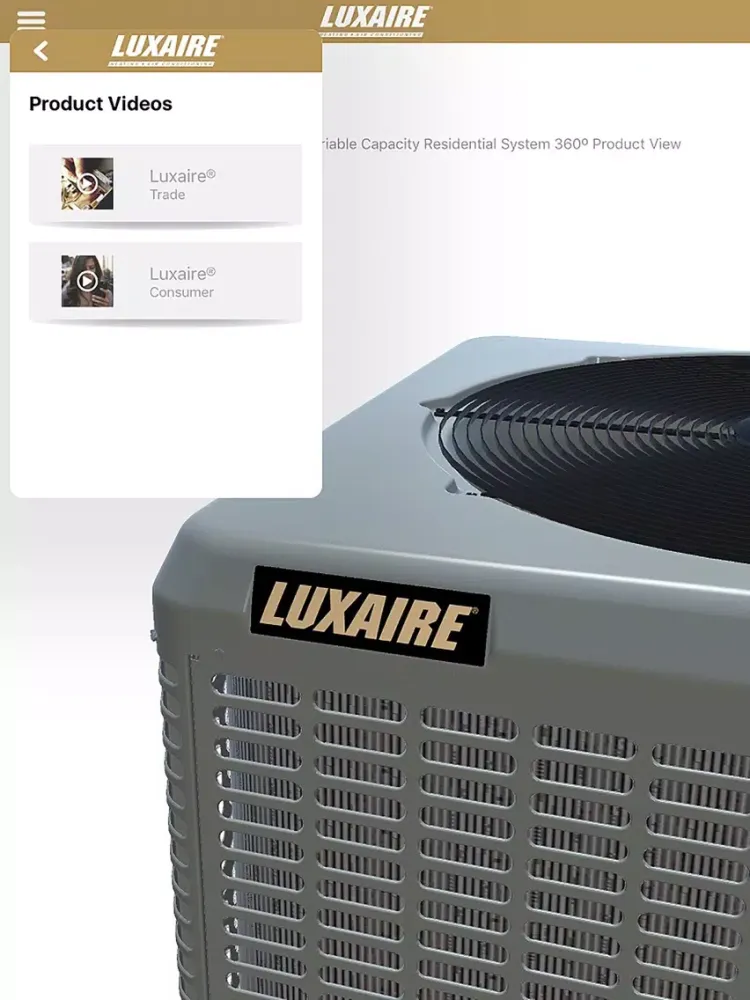 Luxaire® Acclimate™ iPad  سکرین شاٹس