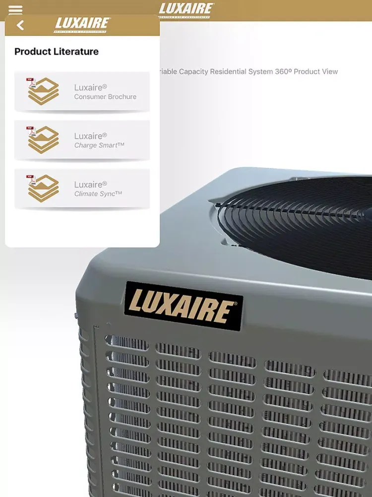 Luxaire® Acclimate™ iPad  سکرین شاٹس