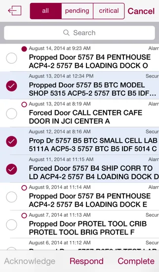 Captures d'écran de AlarmManager