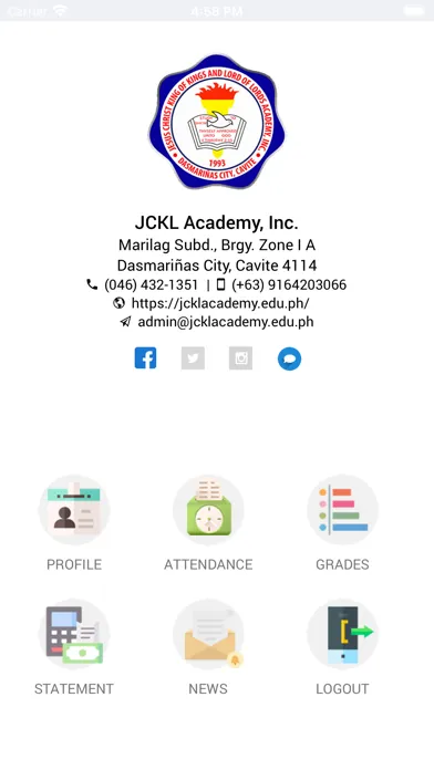 Ảnh chụp màn hình của JCKL Academy Inc.