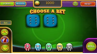 Tangkapan skrin Dice Games Craps