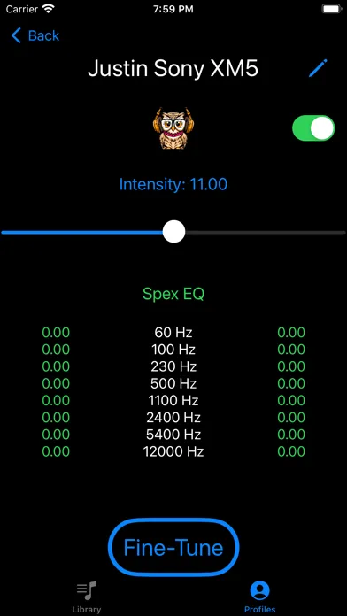 ภาพหน้าจอของ Spex Stereo EQ
