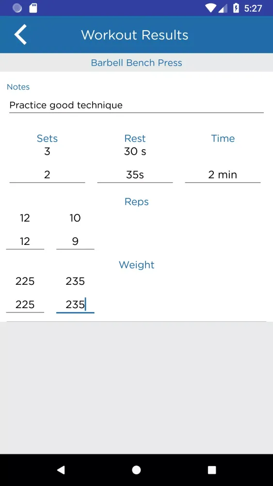 Captures d'écran de ATP Fitness