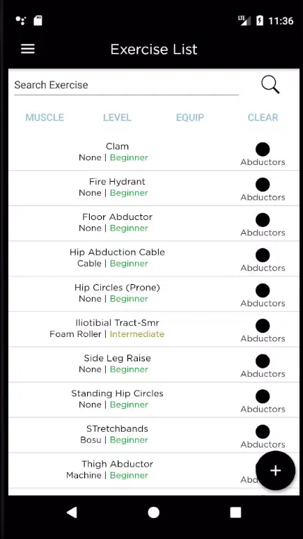 SRF Trainer Screenshots