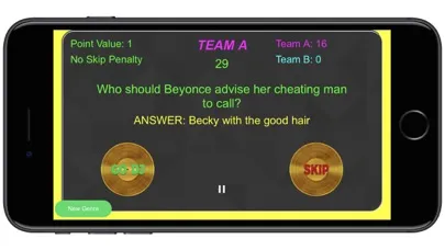 Capturas de tela do Lyric Party Game