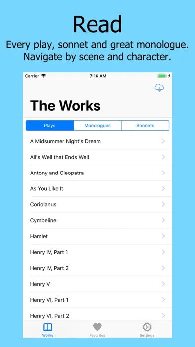 تصاویر The Shakespeare App