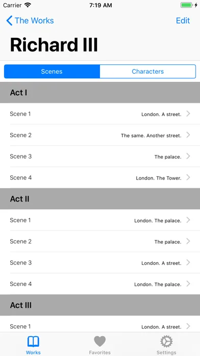 تصاویر The Shakespeare App