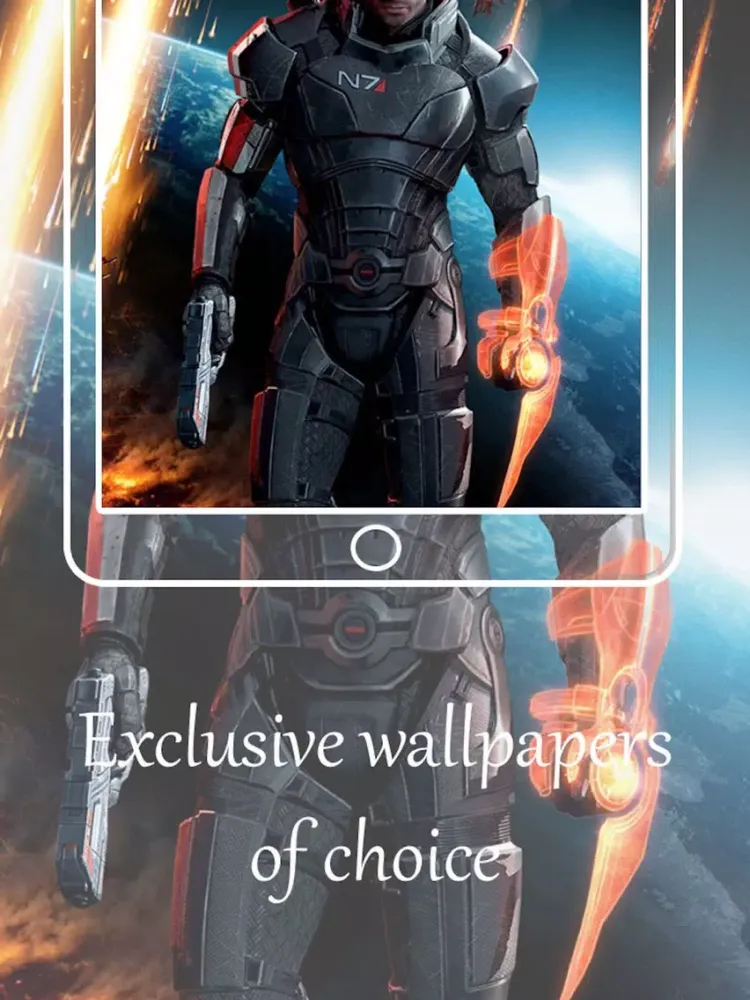 Tangkapan layar Wallpapers Mass Effect Edition iPad 