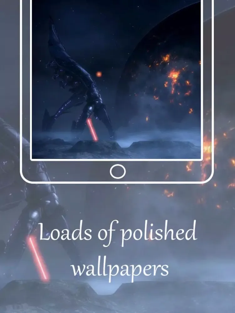 Tangkapan layar Wallpapers Mass Effect Edition iPad 