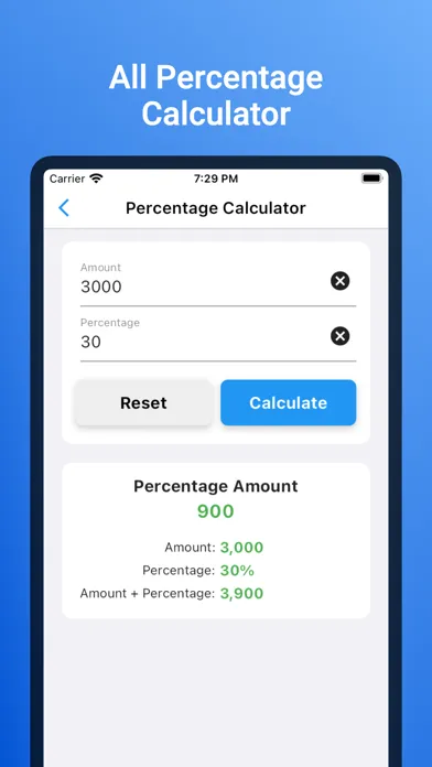Percentage Calculators应用截图