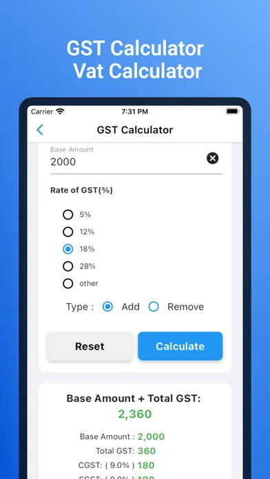 Percentage Calculators应用截图