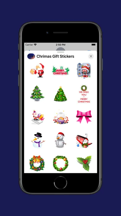 Capturas de pantalla de Chrimas Gift Stickers