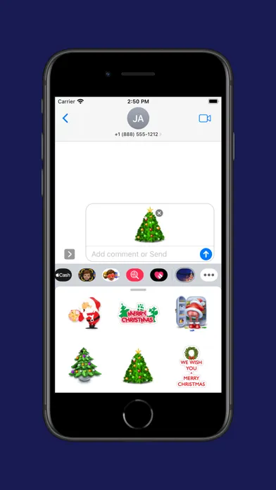 Capturas de pantalla de Chrimas Gift Stickers