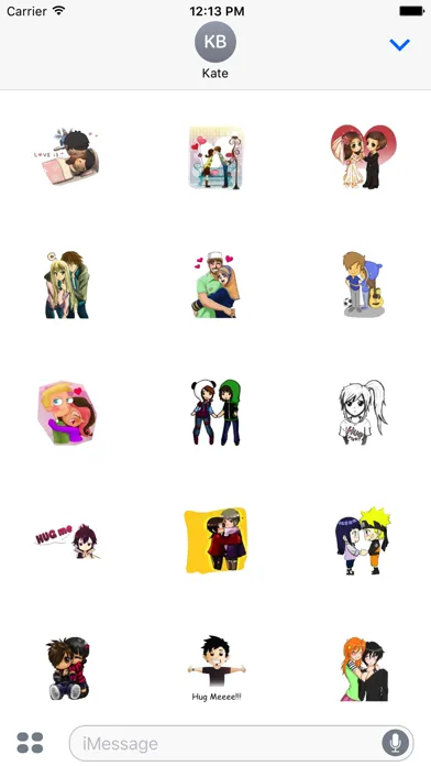 Ảnh chụp màn hình của Valentine Romance Sticker