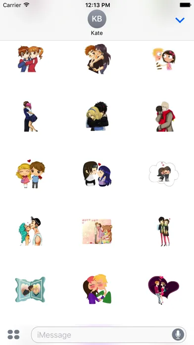 Ảnh chụp màn hình của Valentine Romance Sticker