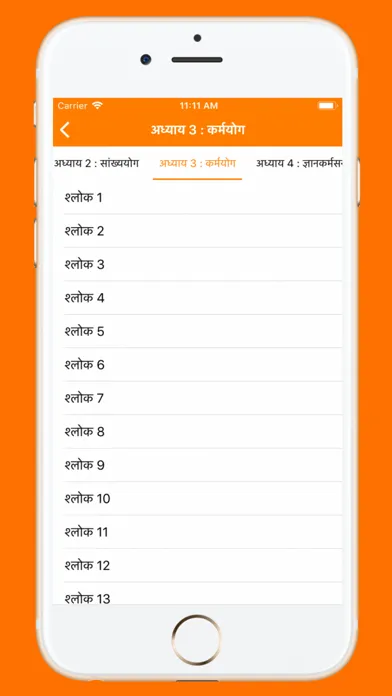 Bhagavad Gita in Hindi App应用截图