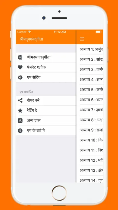 Bhagavad Gita in Hindi App应用截图