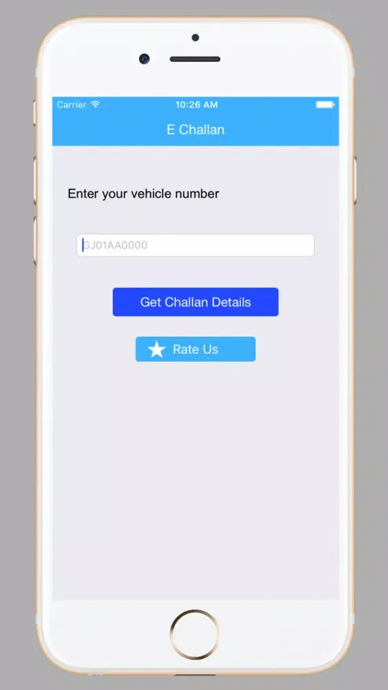 Ảnh chụp màn hình của eChallan Ahmedabad